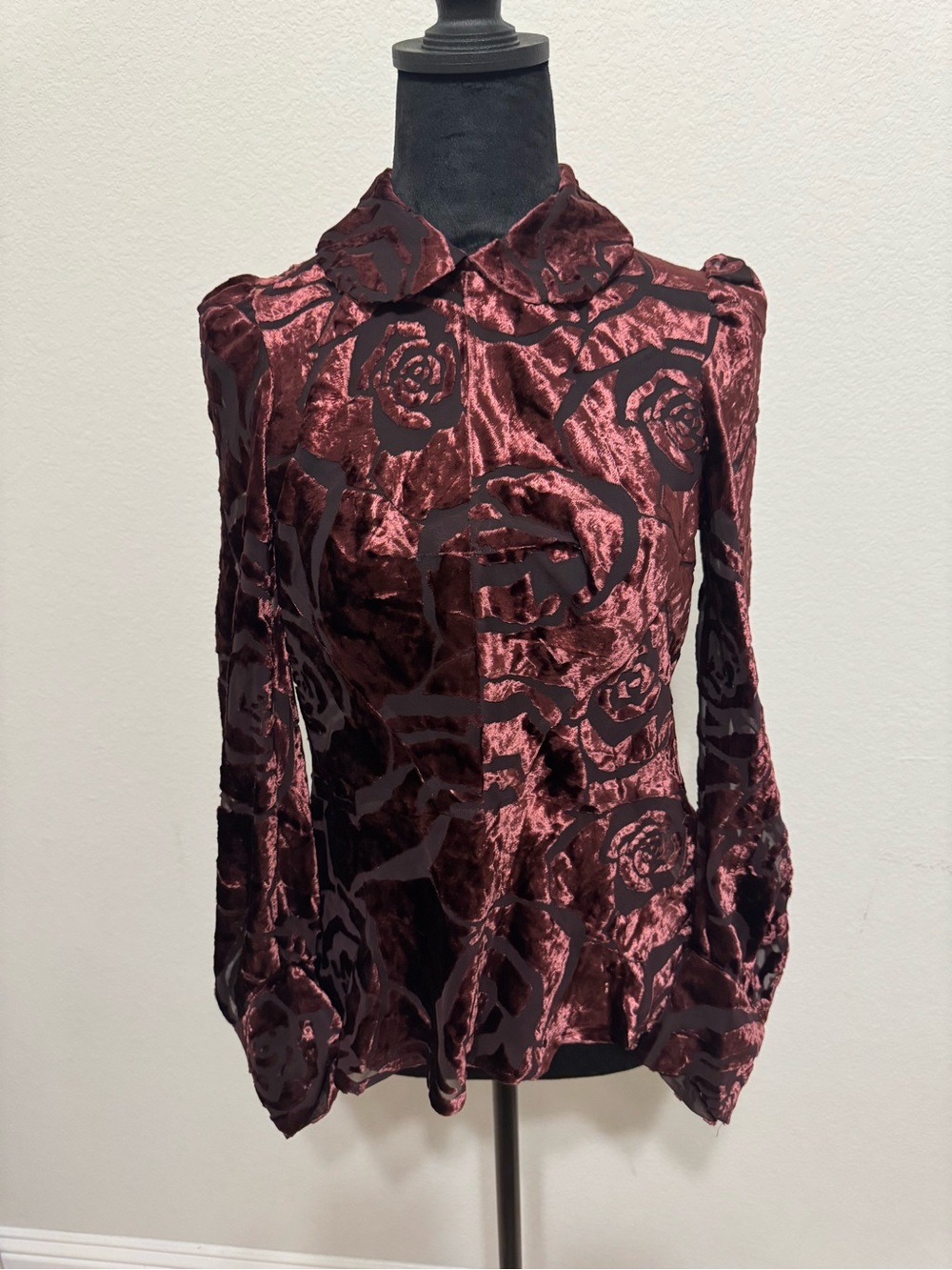 Comme des Garçons mainline velvet top